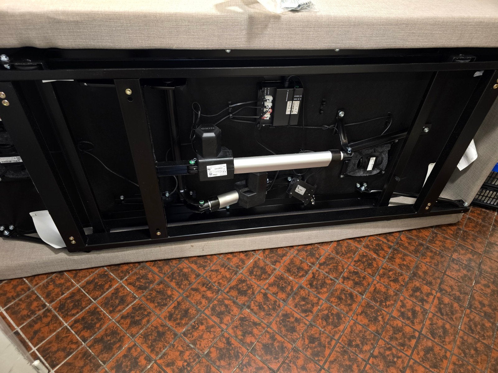 Tempur elektrisch verstelbaar boxspring - Zo goed als nieuw!, Huis en Inrichting, Verstelbaar, 90 cm, Eenpersoons, Ophalen of Verzenden