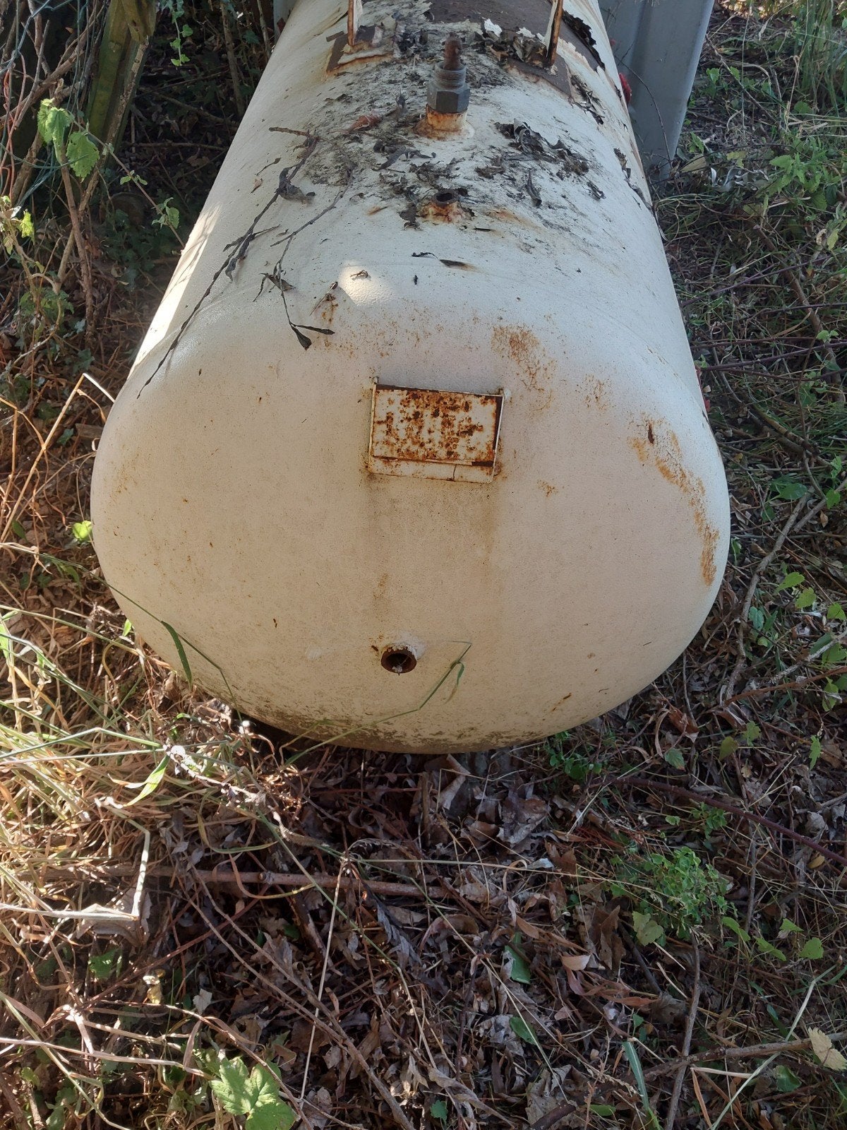 Kompresser tank/ stook ton/ vat, Tuin en Terras, Ophalen, Gebruikt