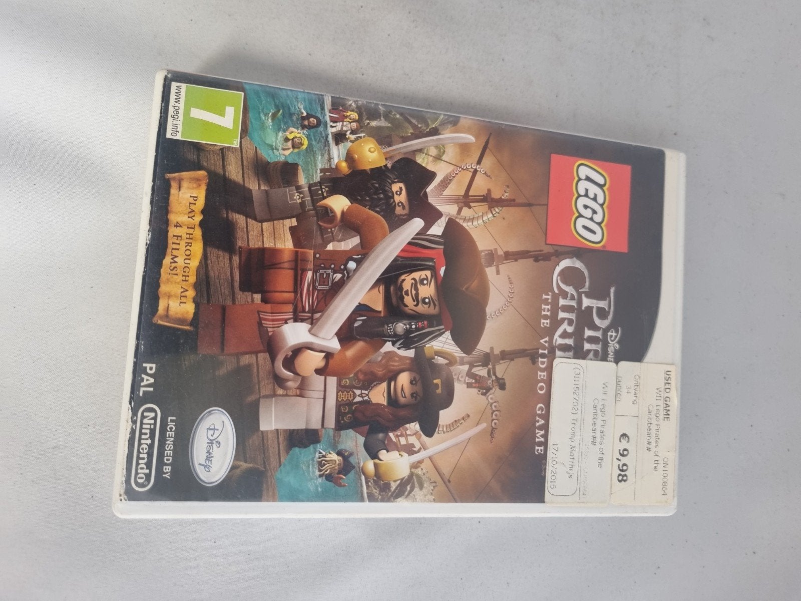 LEGO Pirates of the Caribbean - The Video Game (Wii), Avontuur en Actie, Gebruikt, 1 speler, Ophalen of Verzenden