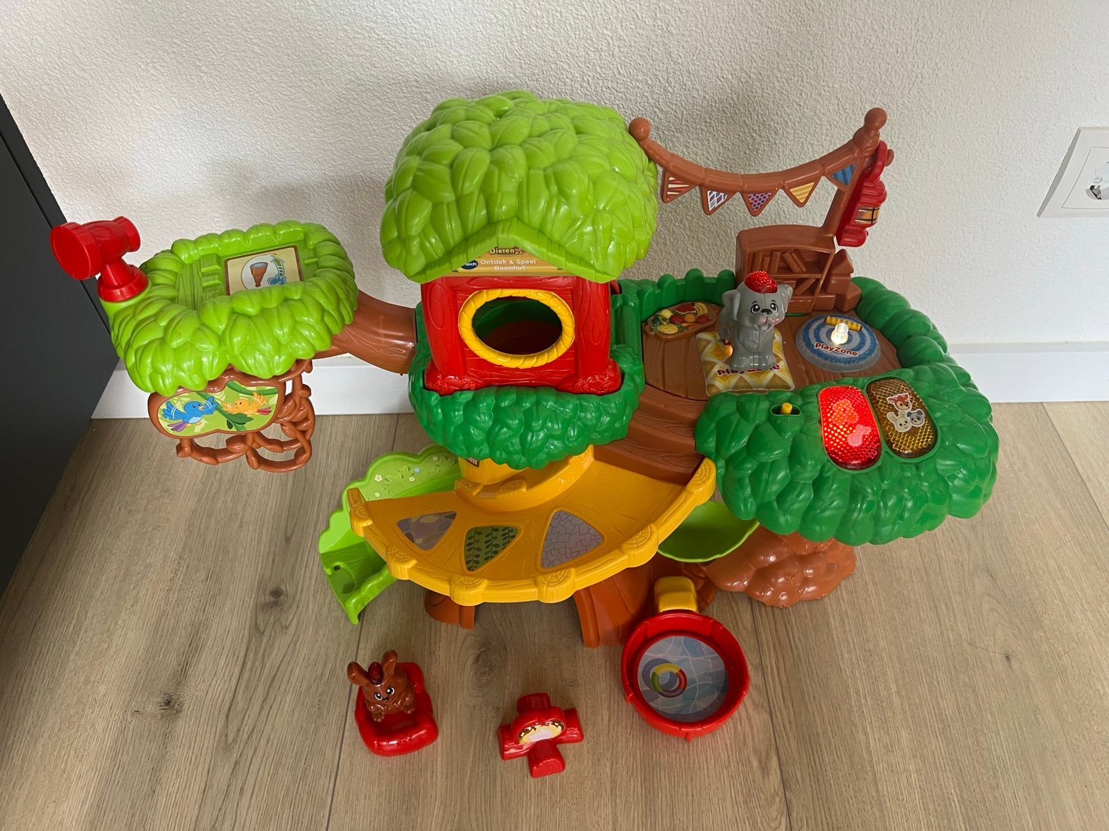 VTech Zoef Zoef Dieren Boomhuis Speelset met Geluid en Licht, Ophalen, Zo goed als nieuw, Overige typen, Met licht