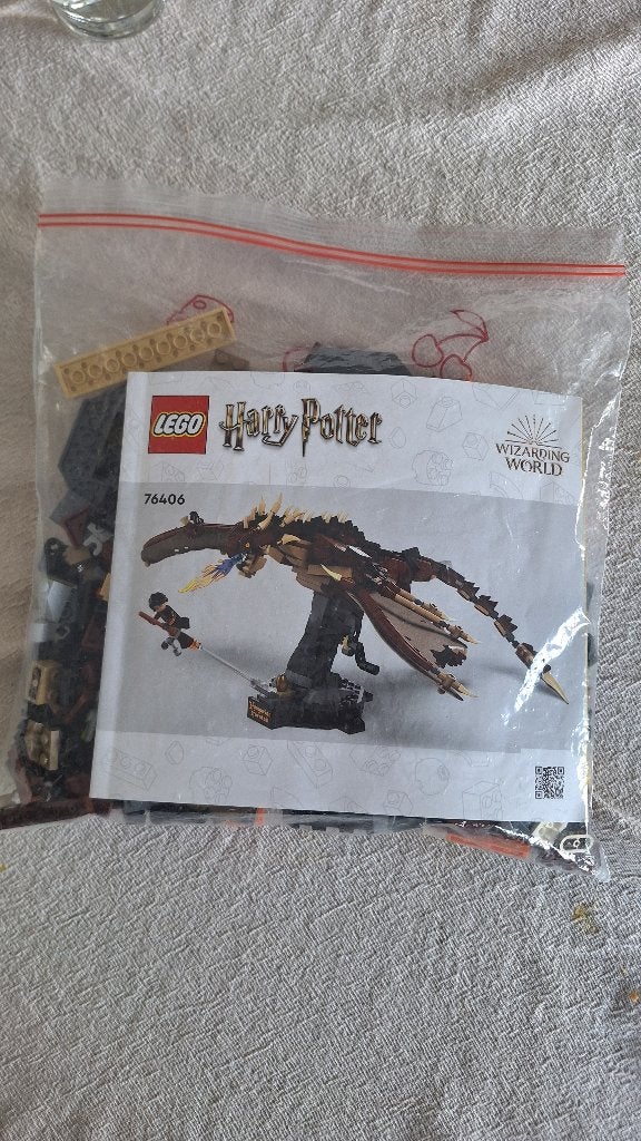 LEGO Harry Potter Hongaarse Hoornstaart Draak 76406, Ophalen, Lego, Harry Potter, Inclusief instructies
