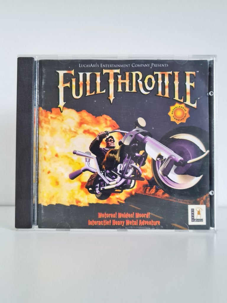 Full Throttle - PC cd-rom, Spelcomputers en Games, Games | Pc, Avontuur en Actie, 1 speler, Ophalen of Verzenden, Zo goed als nieuw