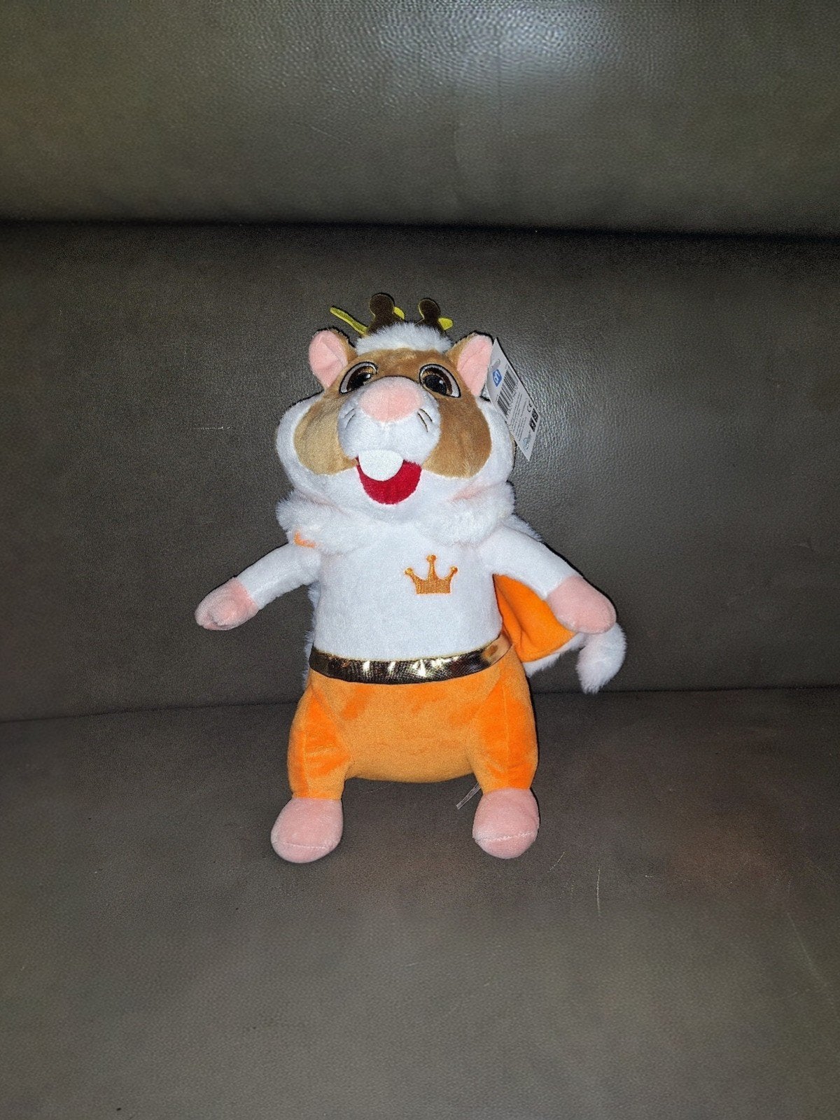 Nieuwe Hamster Knuffel met Kroon en Mantel, Kinderen en Baby's, Speelgoed | Knuffels en Pluche, Overige merken, Overige karakters
