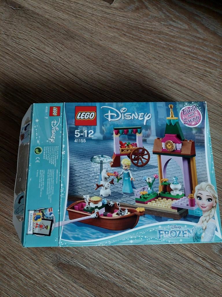 Lego Disney Elsa's Marktavontuur 41155 - Compleet, Lego, Ophalen of Verzenden, Zo goed als nieuw, Disney