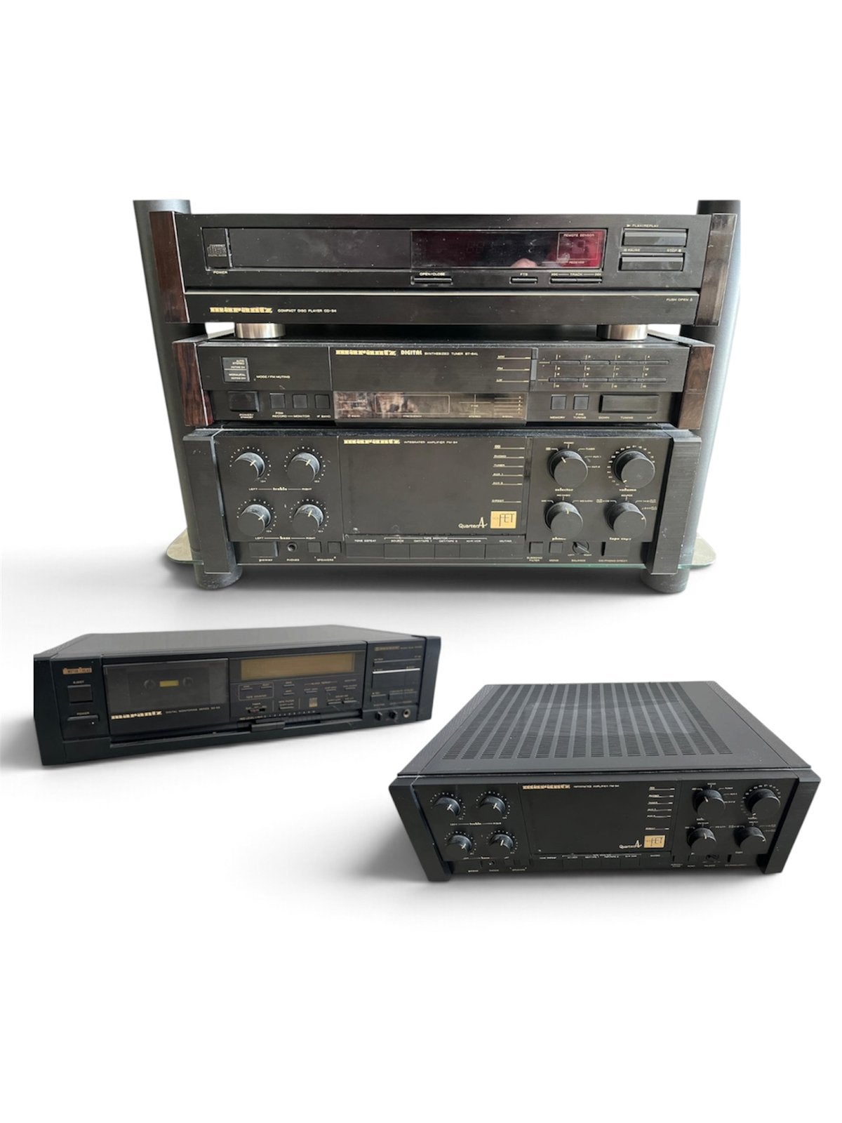 Marantz Hifi Set: CD-speler, Tuner, Versterker, Cassettedeck, Gebruikt, Cassettedeck, Losse componenten, Ophalen