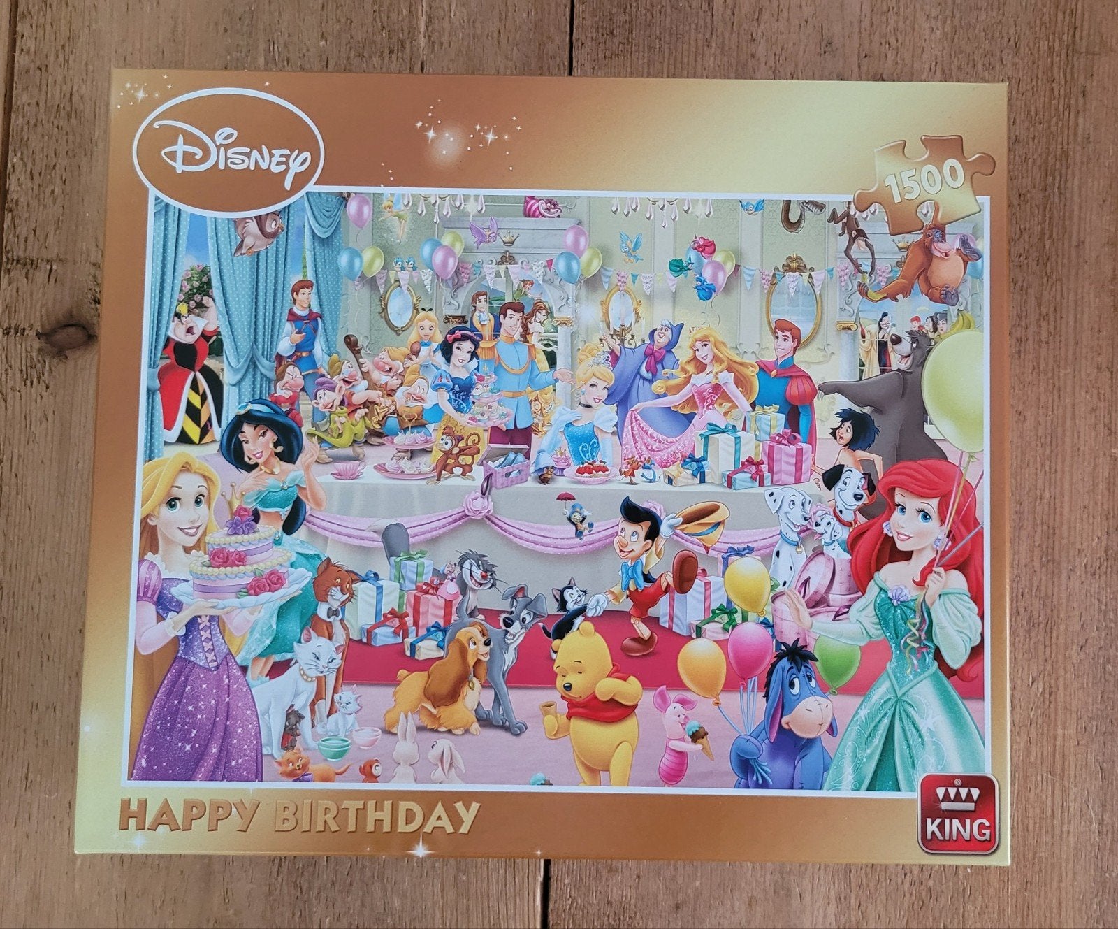 Disney Happy Birthday Legpuzzel 1500, Hobby en Vrije tijd, Denksport en Puzzels, Ophalen of Verzenden, Meer dan 1500 stukjes, Zo goed als nieuw