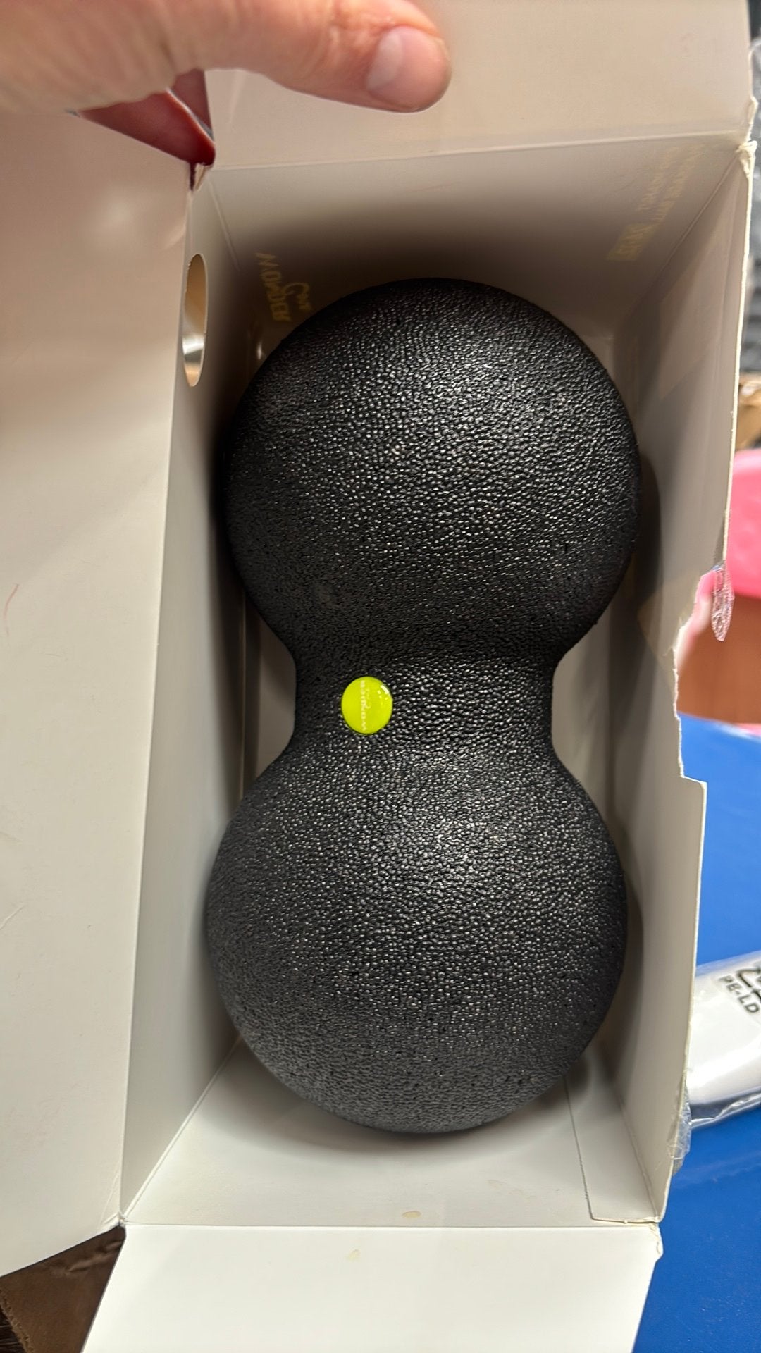 Peanut fitness massage bal oefeningen, Ophalen of Verzenden, Zo goed als nieuw, Nvt, Fitnessbal