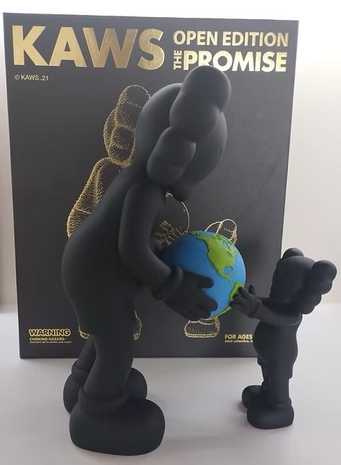 KAWS - THE PROMISE Black, Ophalen of Verzenden