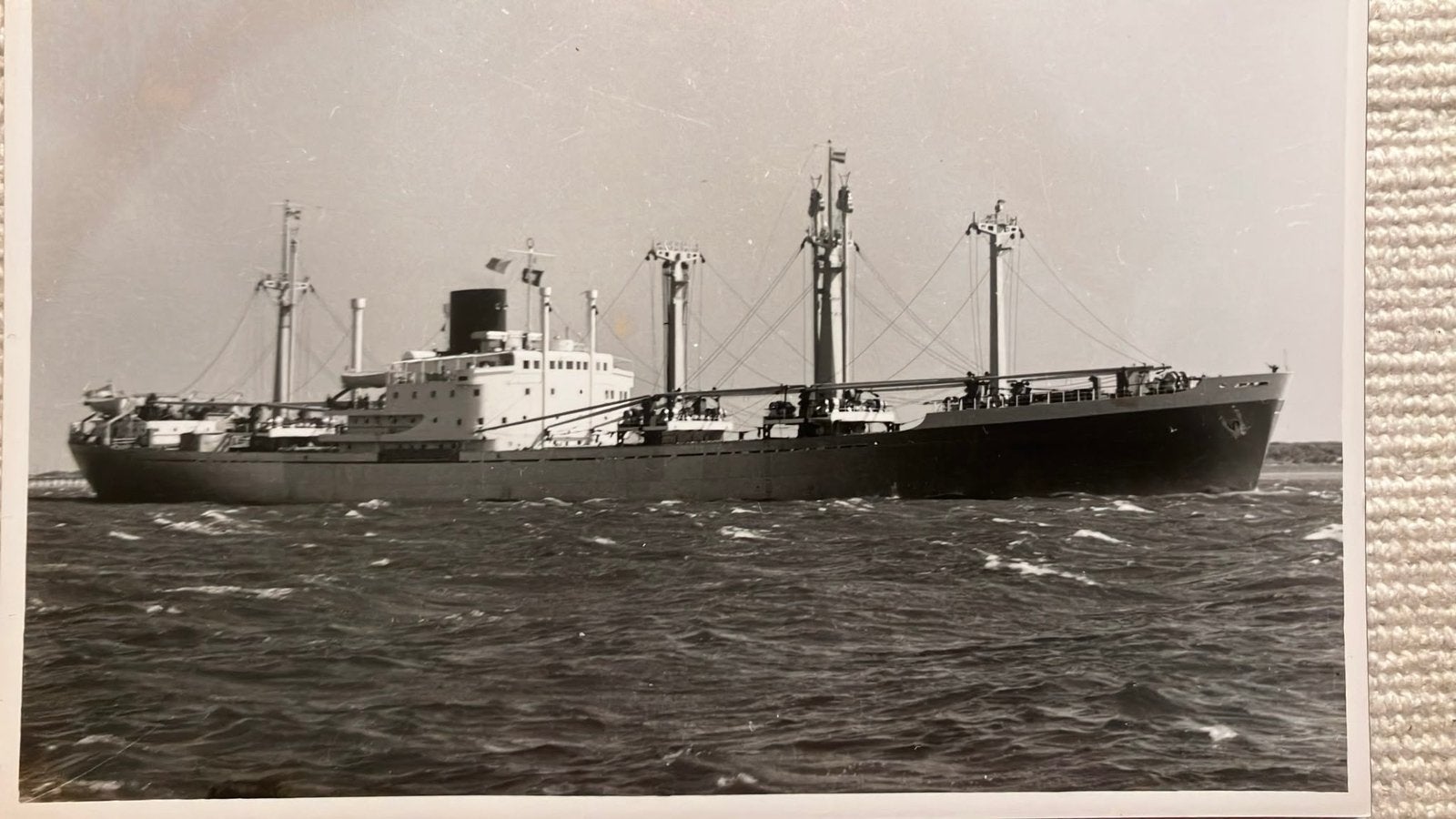 MUSI LLOYD  1957  Rotterdamsche Lloyd  1e reis 6/1957, Verzamelen, Ophalen of Verzenden, Zo goed als nieuw, Kaart, Foto of Prent