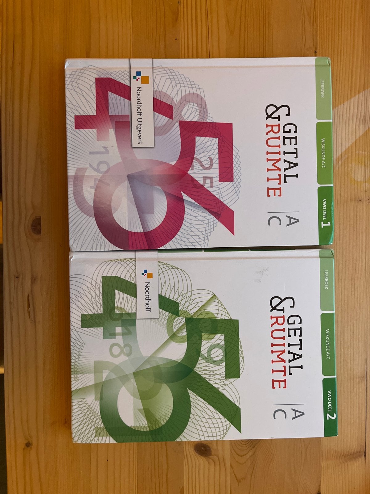 Getal & Ruimte Wiskunde A/C VWO deel 1 en 2, Ophalen of Verzenden, Zo goed als nieuw, VWO, Wiskunde A