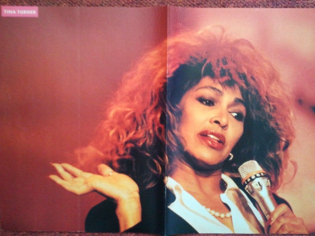Mooie poster (A3) TINA TURNER (HITKRANT), Verzamelen, Rechthoekig Liggend, Nieuw, Ophalen of Verzenden, A1 t/m A3
