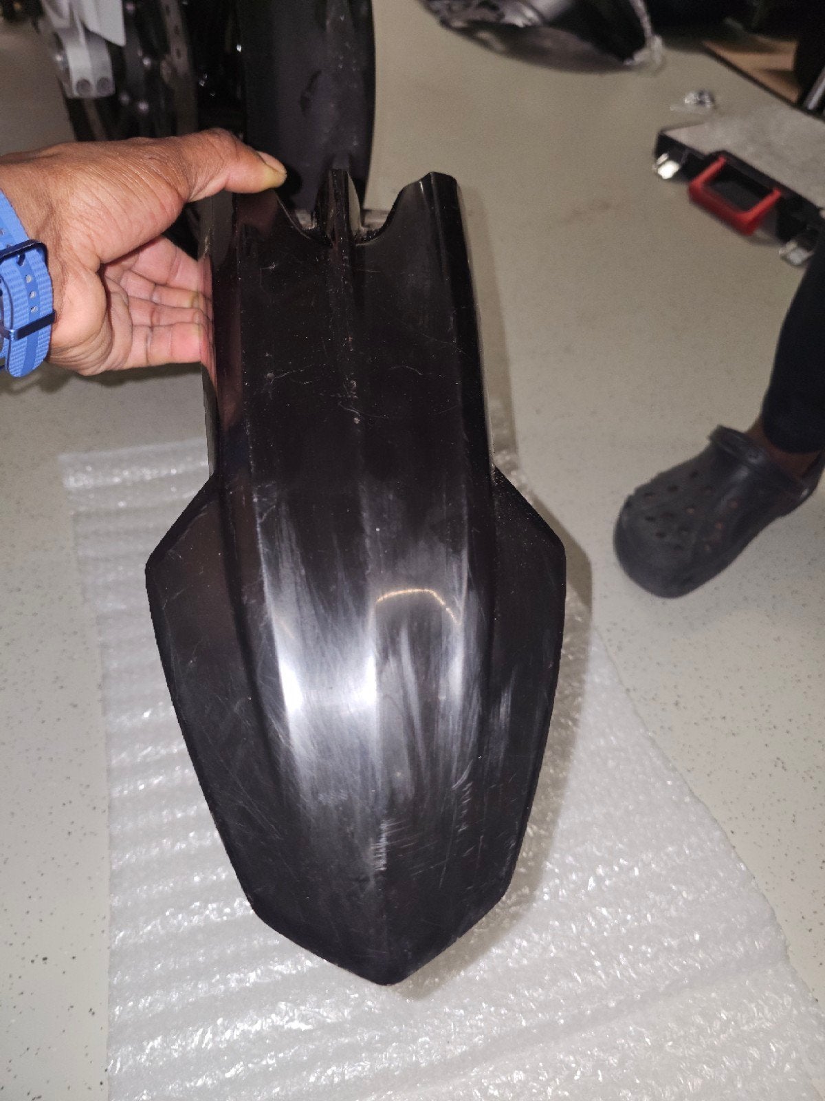 Surron LBX Zwart spatbord voor motor of crossmotor, Ophalen of Verzenden, Gebruikt, Motor