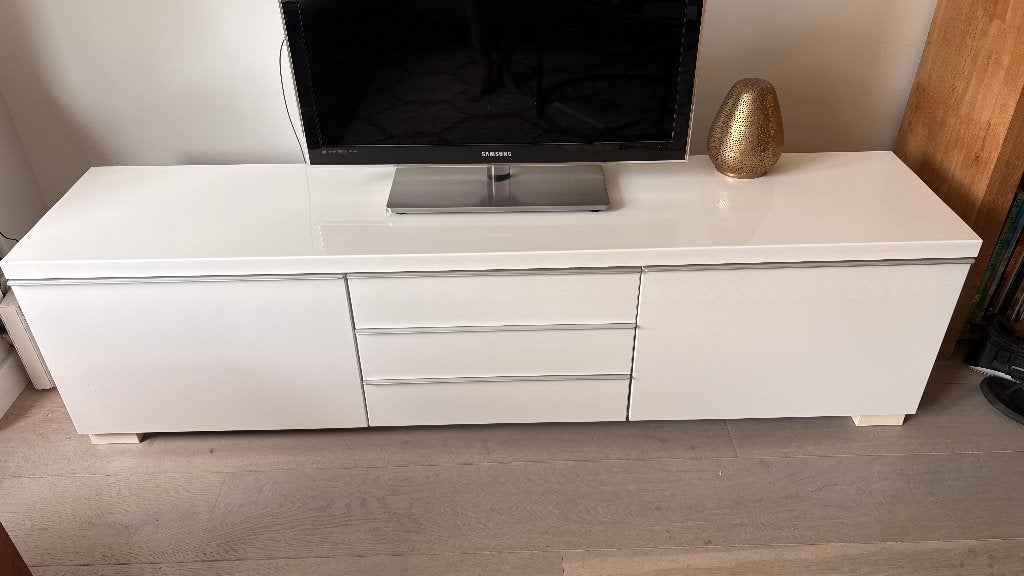IKEA tv-meubel – hoogglans – uitstekende staat, Ophalen, Gebruikt, 150 tot 200 cm, Minder dan 100 cm