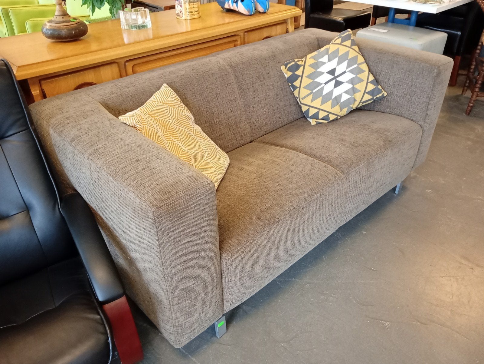 Bankstel, bank, meubel, 170cm, Ophalen, Gebruikt, 150 tot 200 cm, Tweepersoons