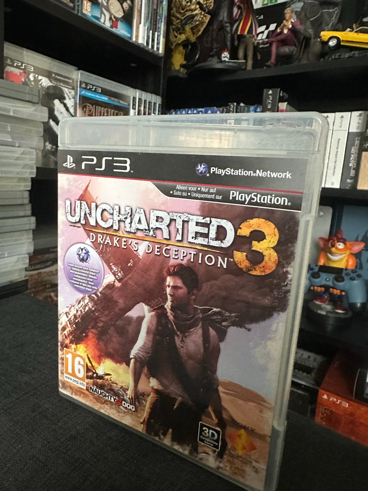 Uncharted 3: Drake's Deception - PS3 Avontuur Game, Avontuur en Actie, Online, Gebruikt, 1 speler
