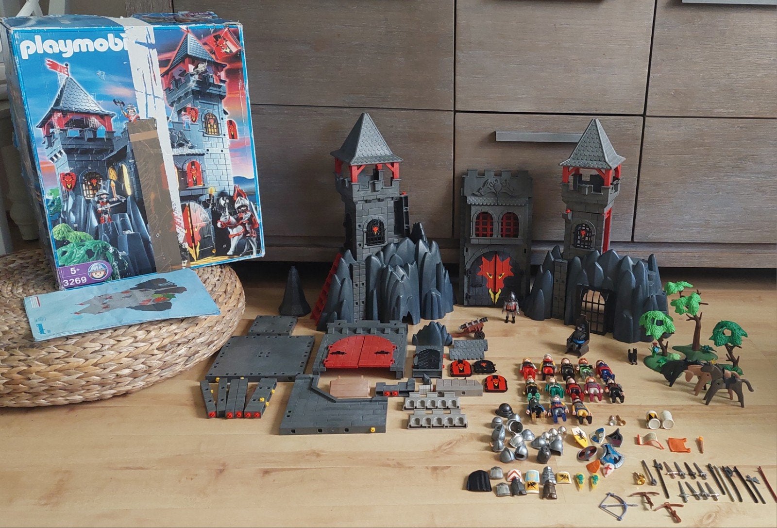 Playmobil Kasteel 3269 + figuren, Kinderen en Baby's, Speelgoed | Playmobil, Ophalen, Gebruikt, Kasteel/Fort, Knights