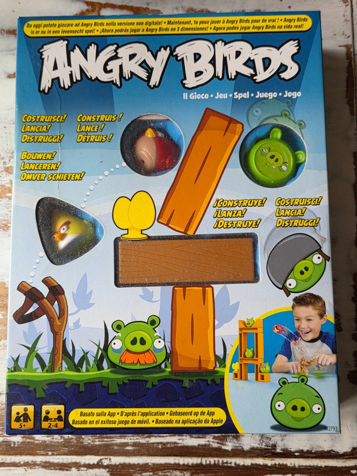 Angry Birds Bordspel - Bouwen, Lancere, Omver Schieten!, Hobby en Vrije tijd, Gezelschapsspellen | Bordspellen, Een of twee spelers