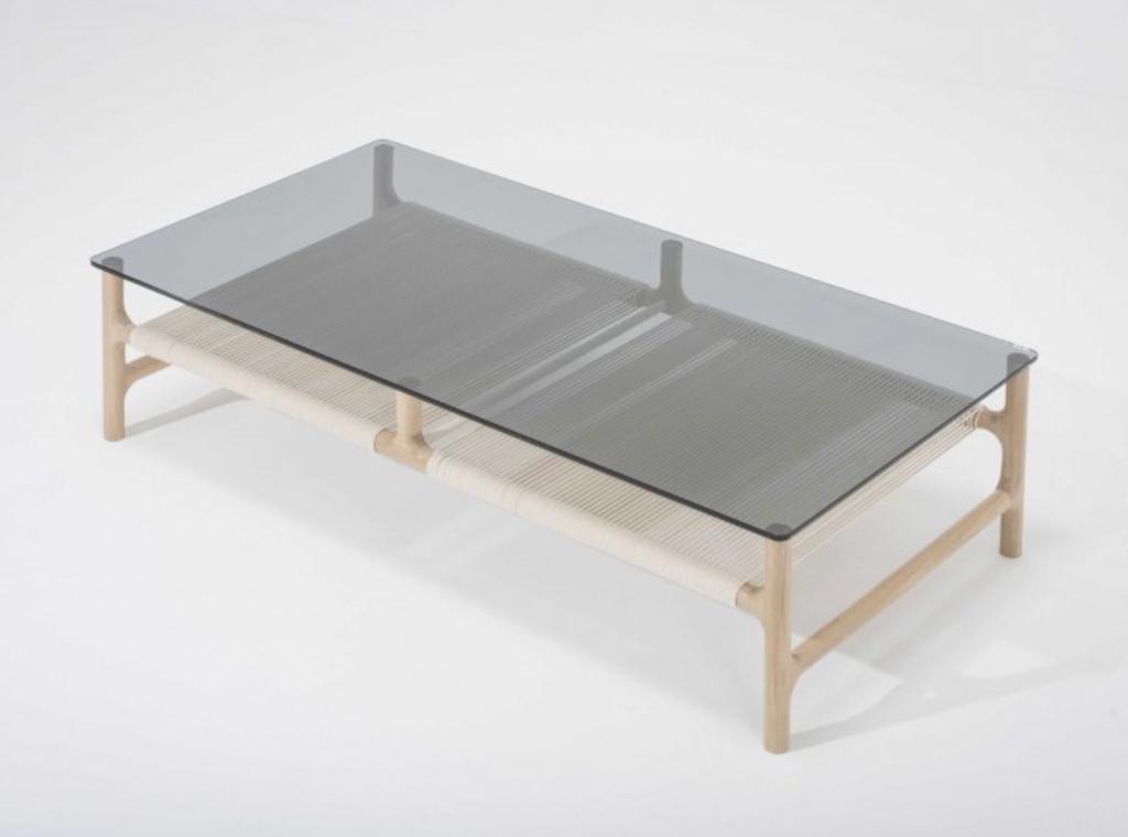 Gazzda Fawn coffee tafel 120x60 whitewash grey Van €990 nu, 100 tot 150 cm, Gazzda, Gazzda, Nieuw