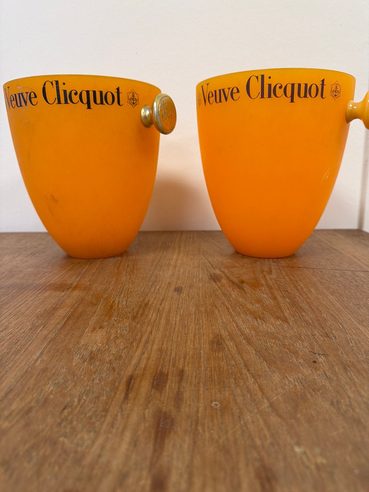 Set van 2 Veuve Clicquot champagnekoelers, Ophalen of Verzenden, Gebruikt