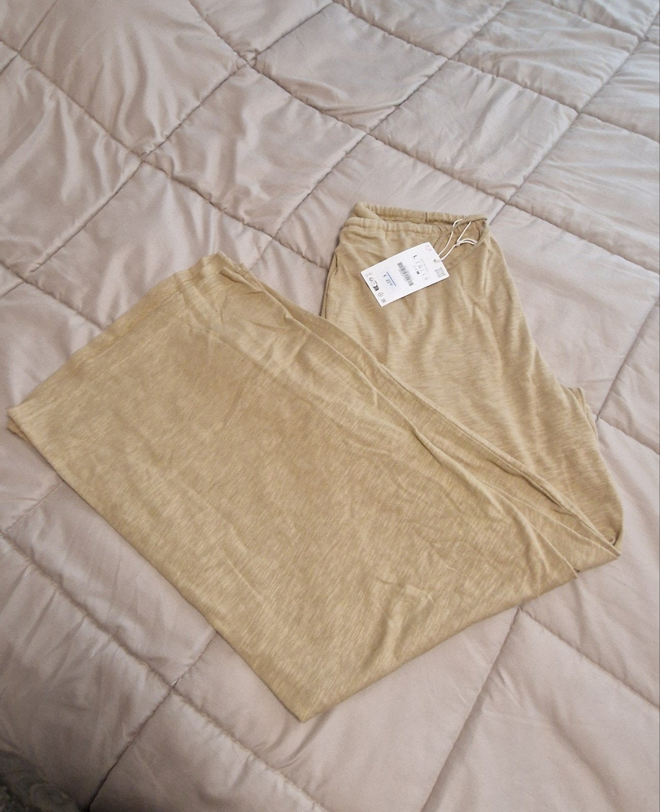 Nieuwe Zara broek, maat L, beige, met prijskaartje, Zara, Ophalen of Verzenden