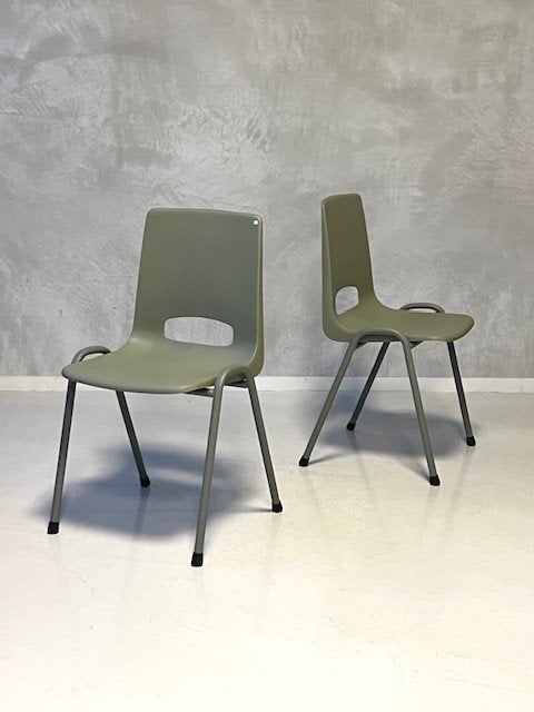 Retro eettafelstoelen nieuw kuipstoelen groen prijs p/stuk, Huis en Inrichting, Stoelen, Overige kleuren, ., Nieuw, Ophalen of Verzenden