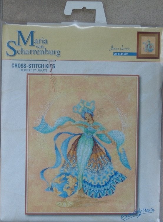 Cado MvS/ lanarte borduurpakket JAVA  DANCE  23028, Ophalen of Verzenden, Nieuw, Handborduren, Borduurpakket