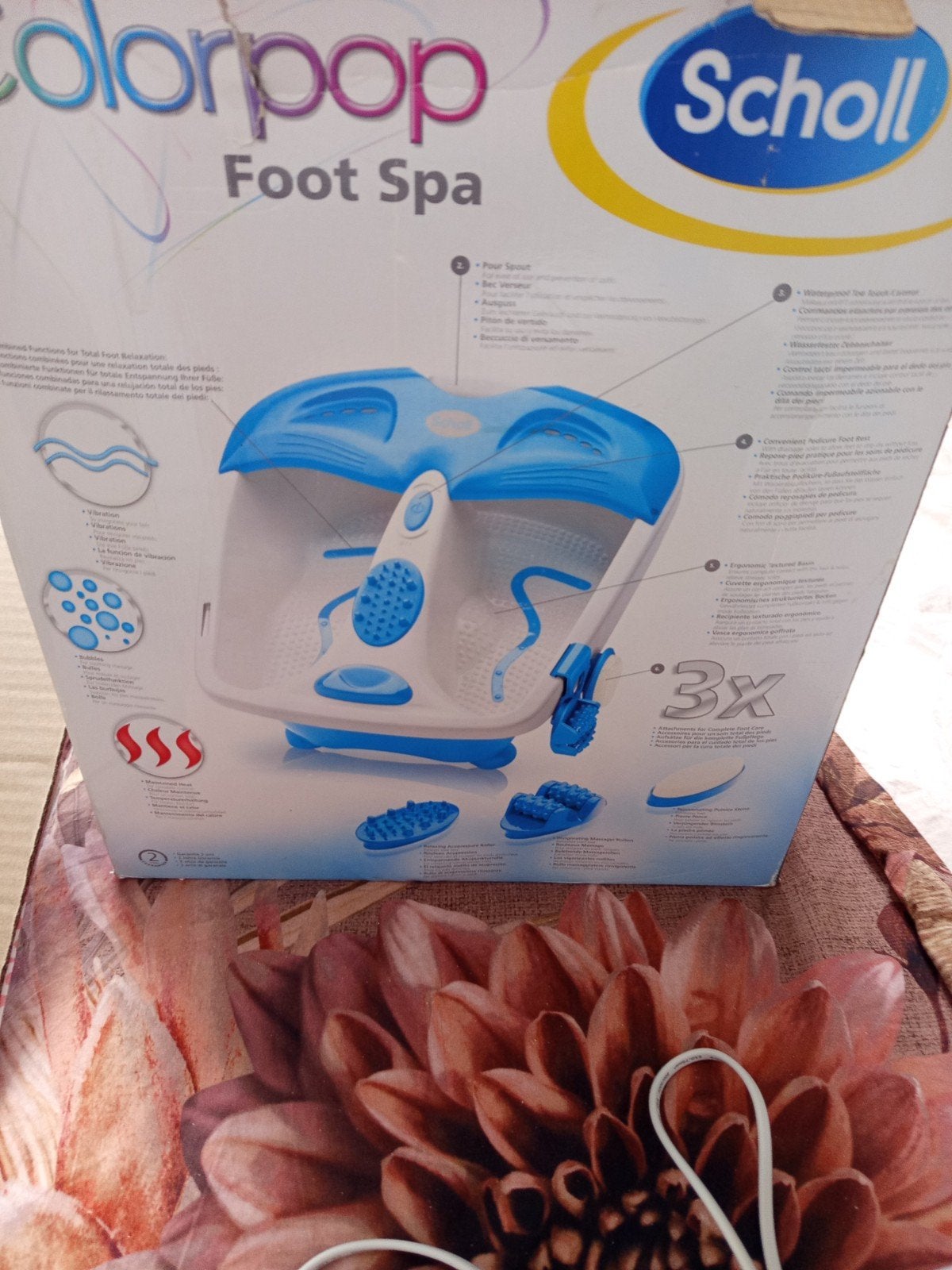 Scholl Voetbad / Voetspa - Ontspanning voor uw voeten, Ophalen of Verzenden, Zo goed als nieuw, Hand- en Voetverzorging