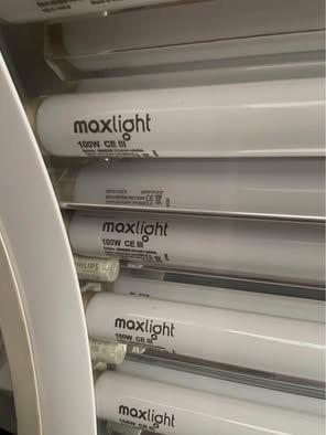 Zonnehemel Alisun met nieuwe lampen (4 branduren), Witgoed en Apparatuur, Zonnebanken en Gezichtsbruiners, Ophalen, Zo goed als nieuw