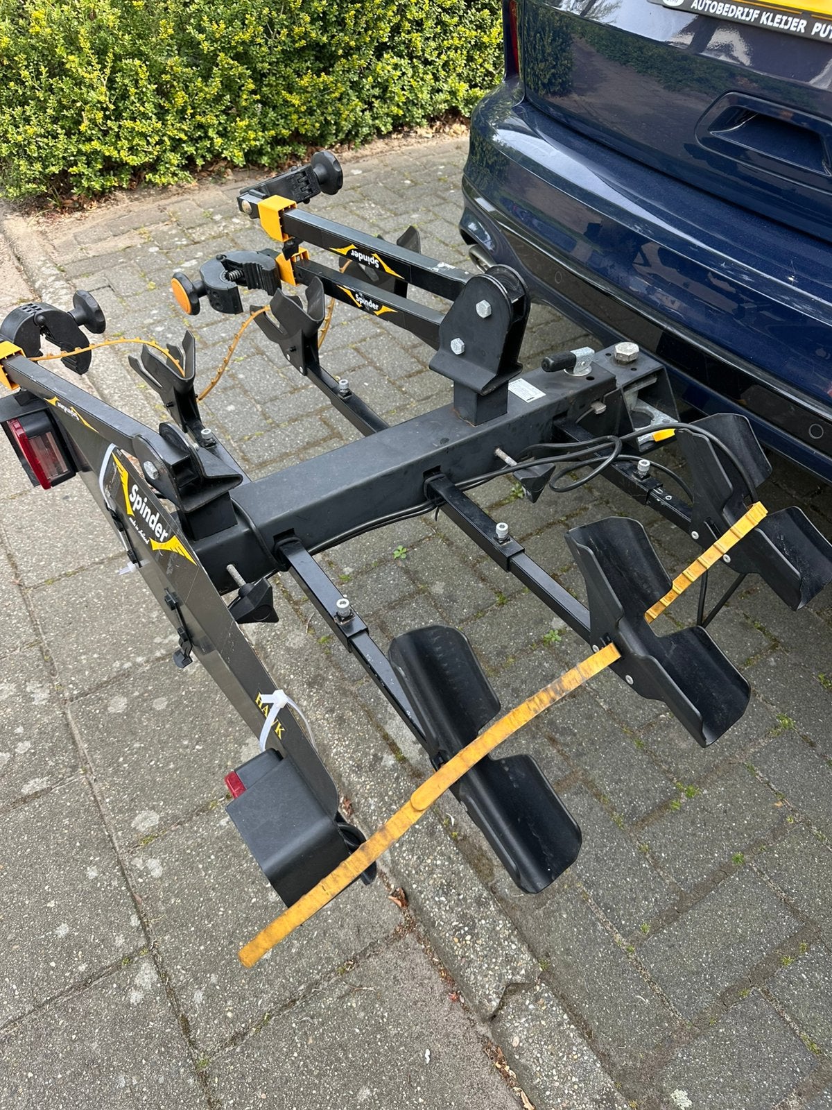 Spinder Hawk 3 fietsendrager voor 3 fietsen, Auto diversen, Fietsendragers, Ophalen of Verzenden, Zo goed als nieuw, Trekhaakdrager