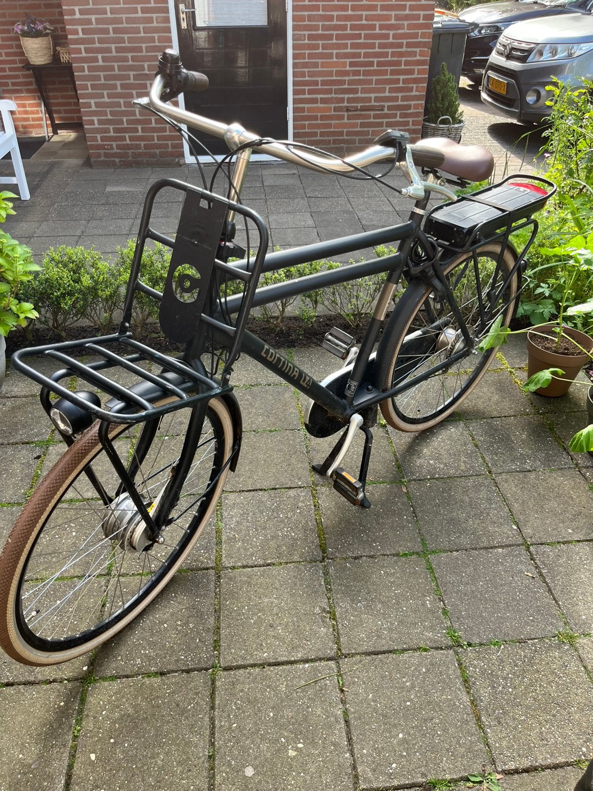 Cortina U4 elektrische transport fiets, Fietsen en Brommers, Elektrische fietsen, Ophalen, Zo goed als nieuw, Cortina