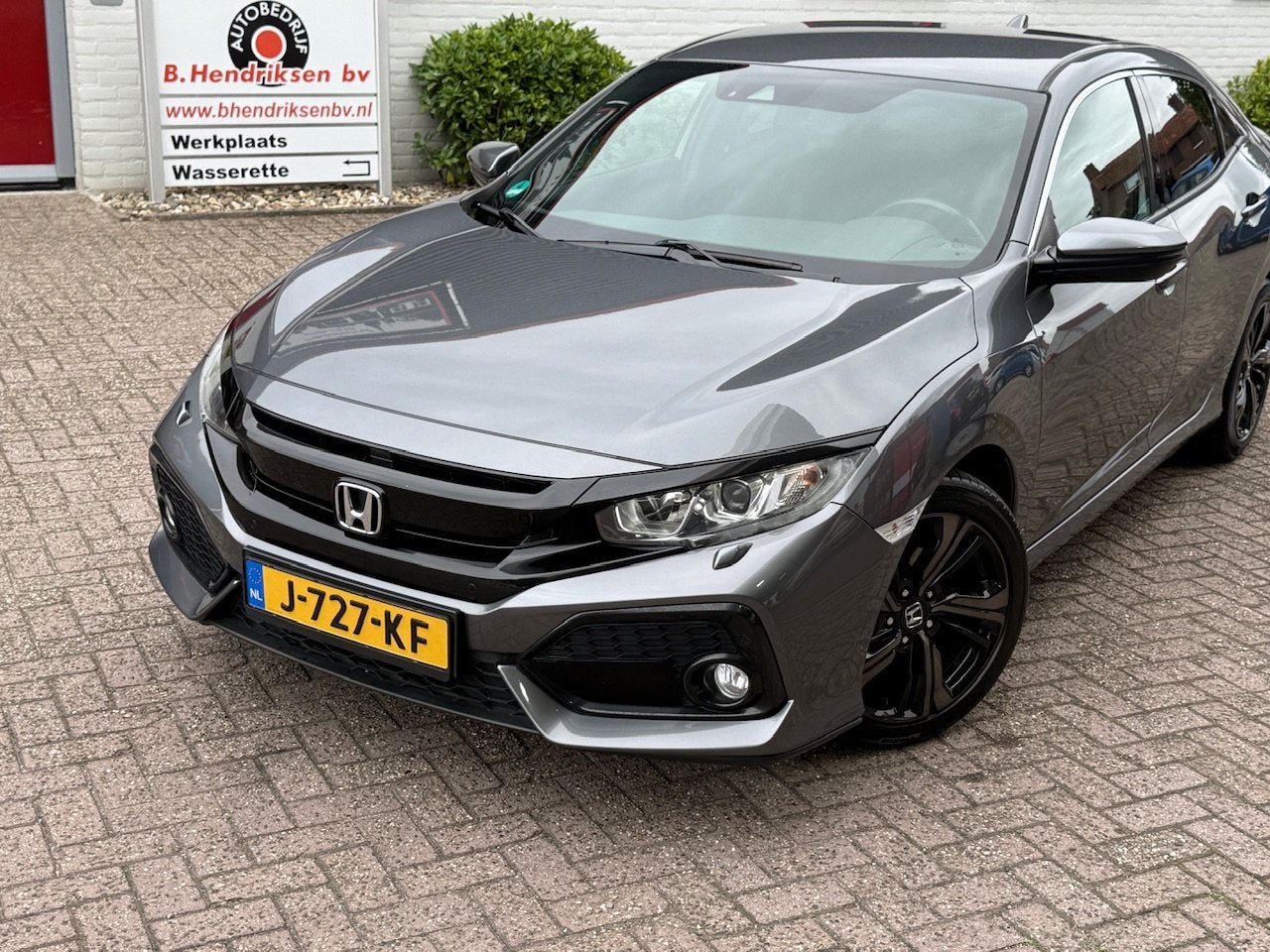 Honda Civic 1.0 i-VTEC 129pk CVT 5D Elegance/ Adaptieve crui, Auto's, Dealer onderhouden, Stof, Gebruikt, 129 pk