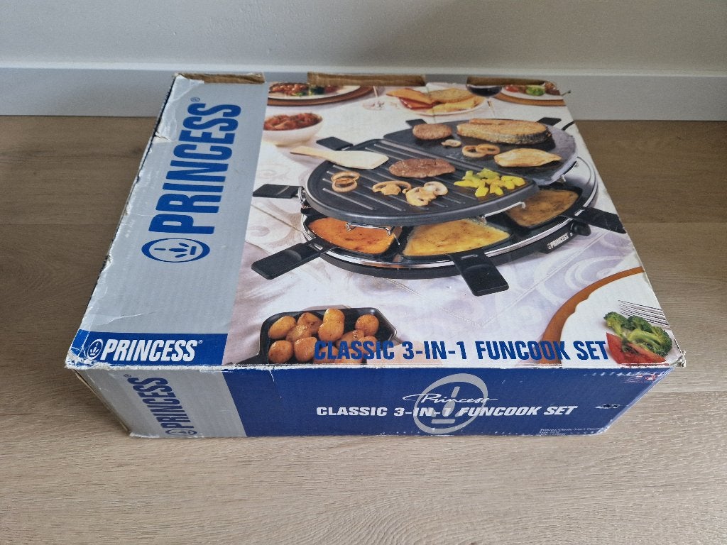 Gourmette set, Witgoed en Apparatuur, Ophalen, Zo goed als nieuw, 4 t/m 7 personen