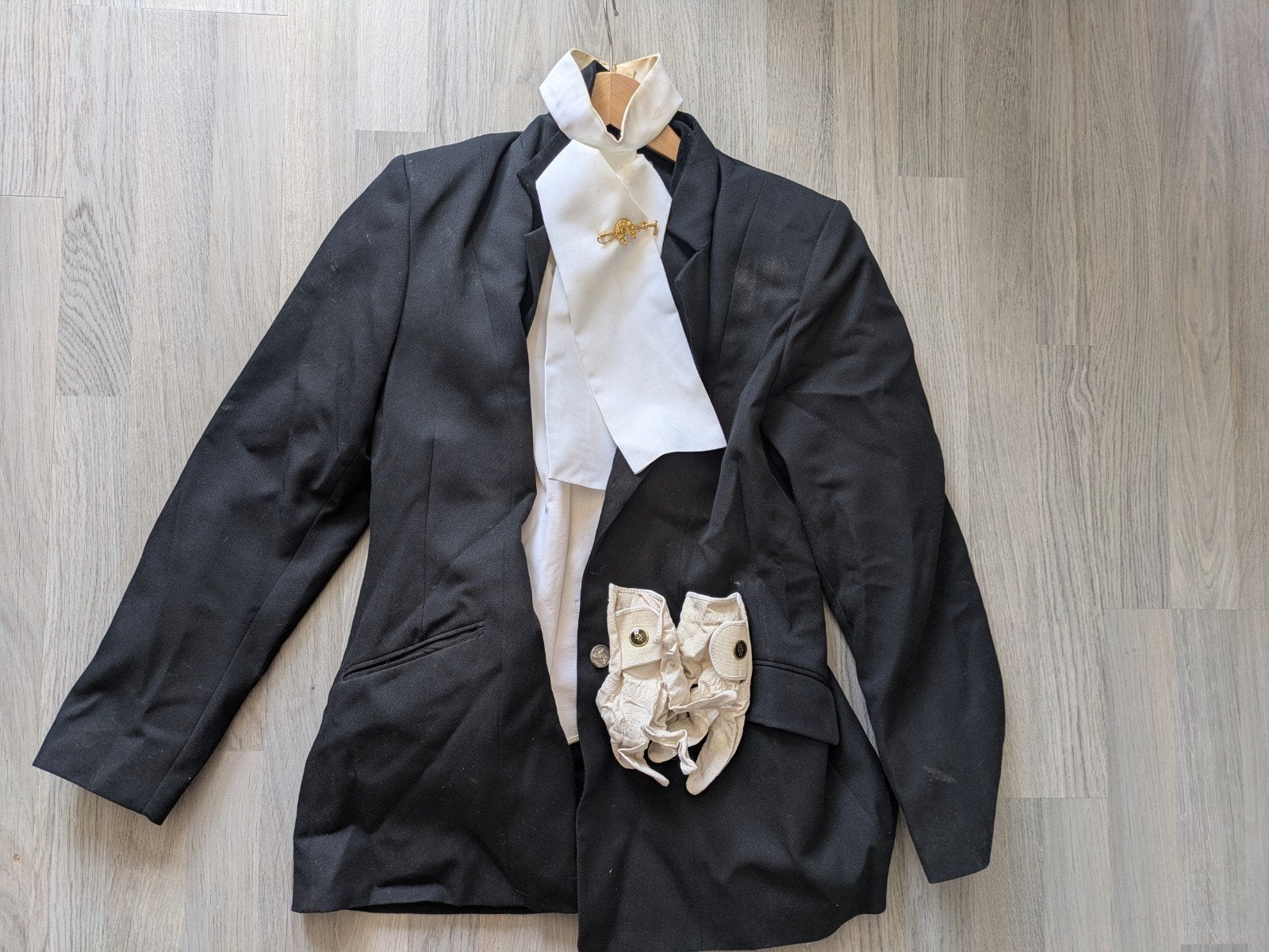 Wedstrijd outfit paardrijden, Ophalen, Dressuur
