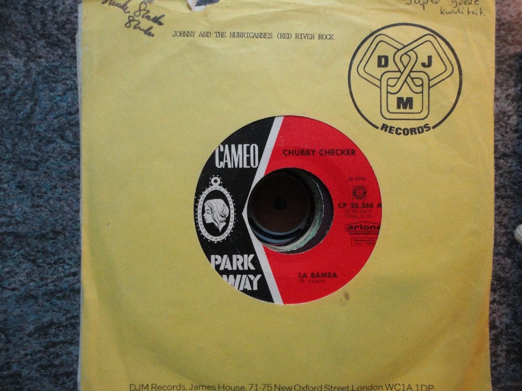 Chubby Checker - La bamba NL 1963, Gebruikt, Originele persing, 7 inch, Ophalen of Verzenden