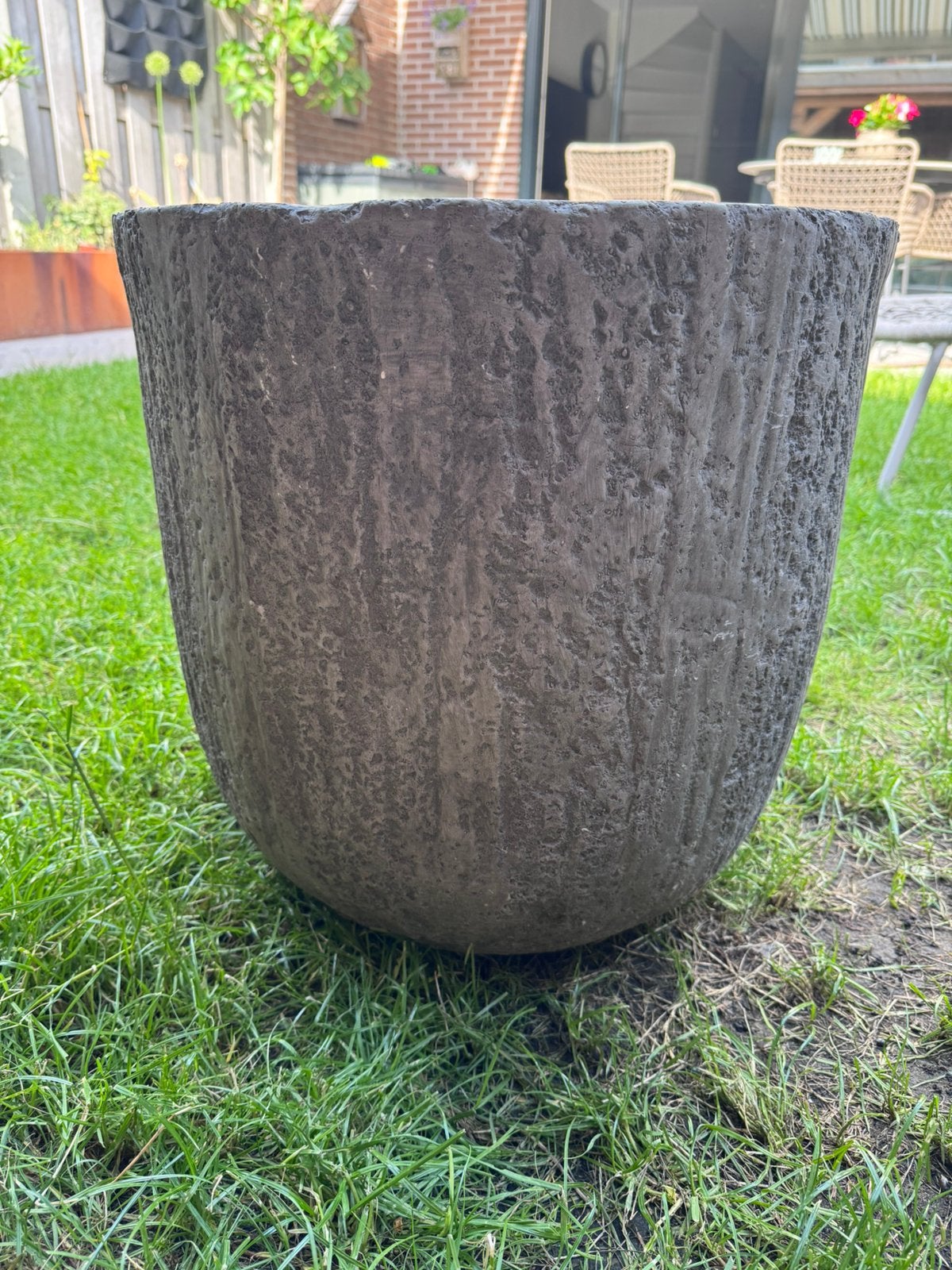 Grote bloempot (50 x 50 cm.), Tuin en Terras, Bloembakken en Plantenbakken, Ophalen, Kunststof, Gebruikt, Minder dan 60 cm