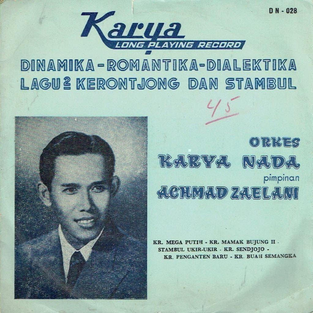 Zaelani Orkes Karya Nada - Lagu2 Kerontjong Dan Stambul, Cd's en Dvd's, Vinyl | Overige Vinyl, Ophalen of Verzenden, Zo goed als nieuw