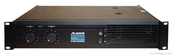 Alesis Matica 500  Power Amplifier, Ophalen, Zo goed als nieuw, 120 watt of meer, Overige merken