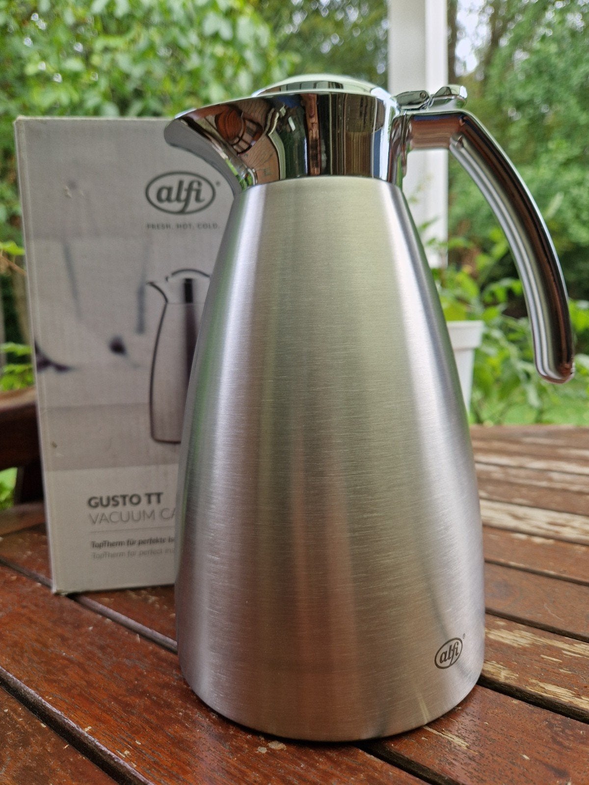 Alfi thermos 1 liter z.g.a.n., 1 tot 2 liter, Ophalen, Zo goed als nieuw