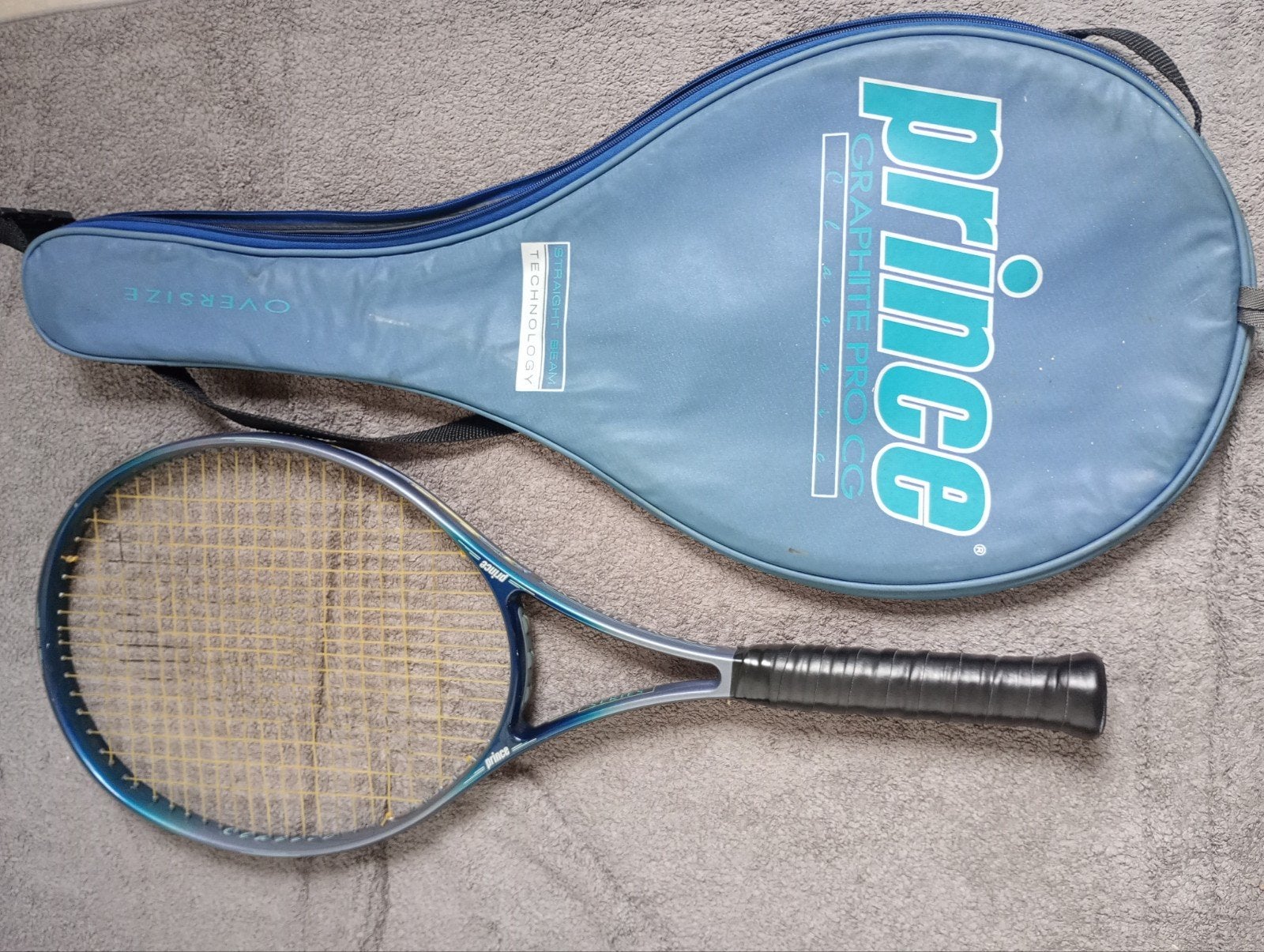 Prince Graphite Pro CG Classic Tennisracket gripmaat 3, Sport en Fitness, Tennis, Gebruikt, Prince, Ophalen of Verzenden, Racket