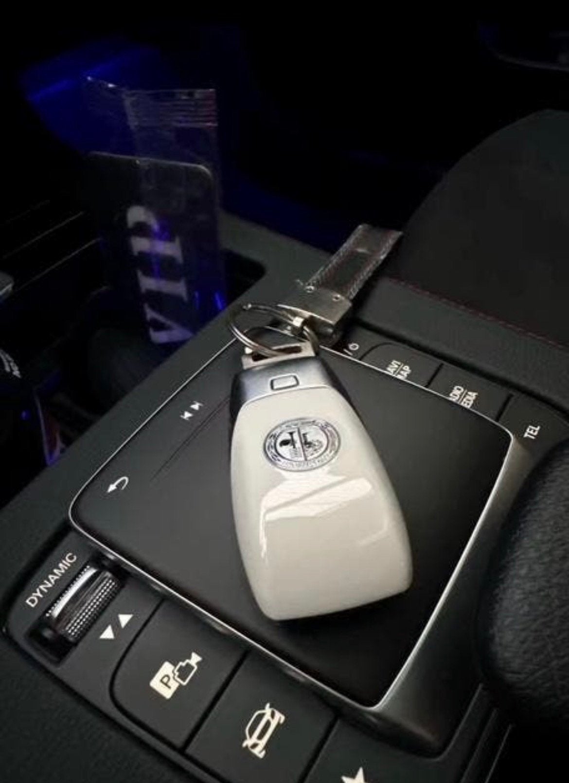 Amg sleutel cover mercedes amg kap w206 w223 w205 w176 w177, Ophalen of Verzenden, Nieuw, Merk