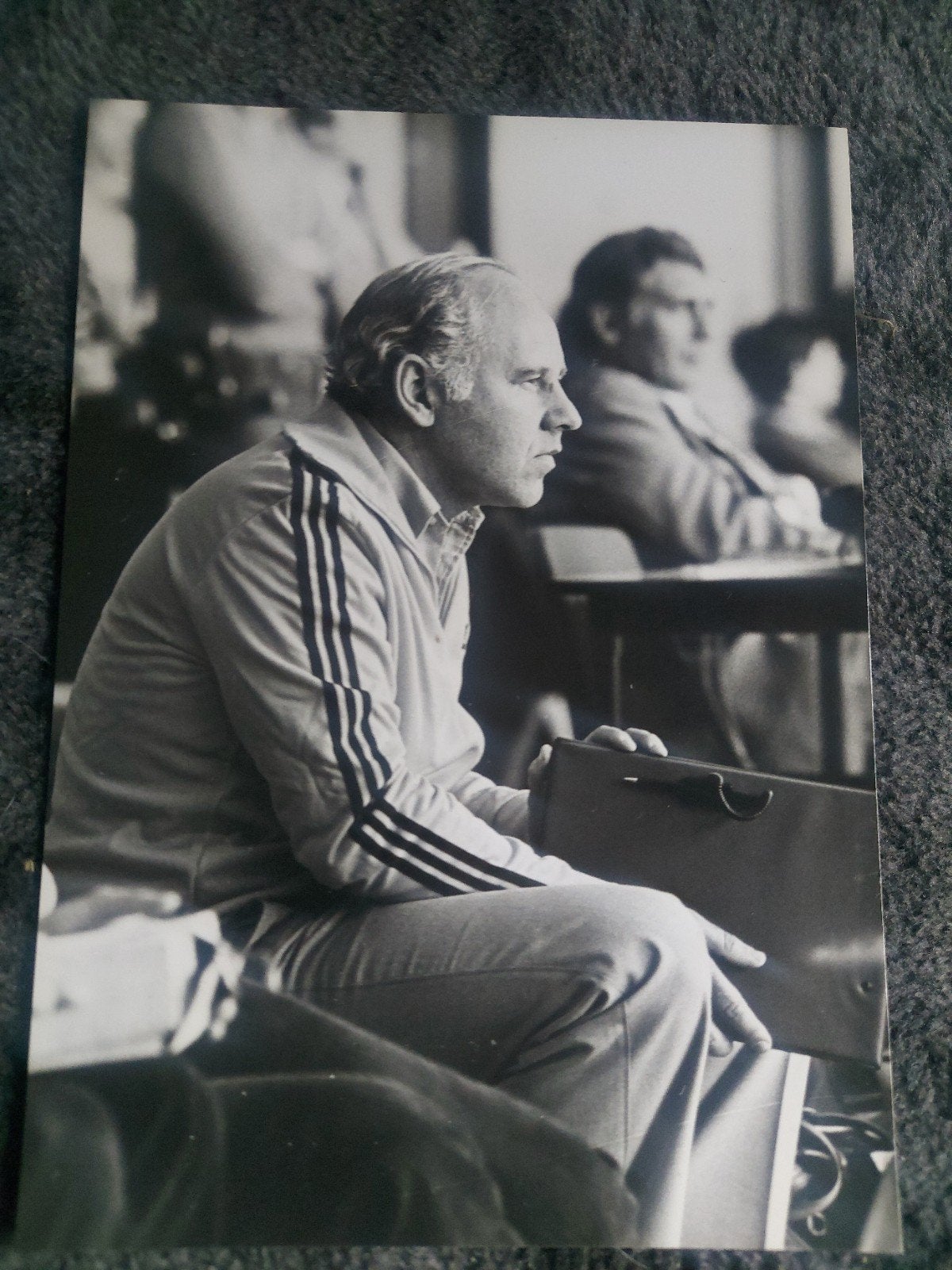 Volleybal: Johan van de Haar, Ned. damesteam okt '79, 1960 tot 1980, Gebruikt, Foto, Ophalen of Verzenden