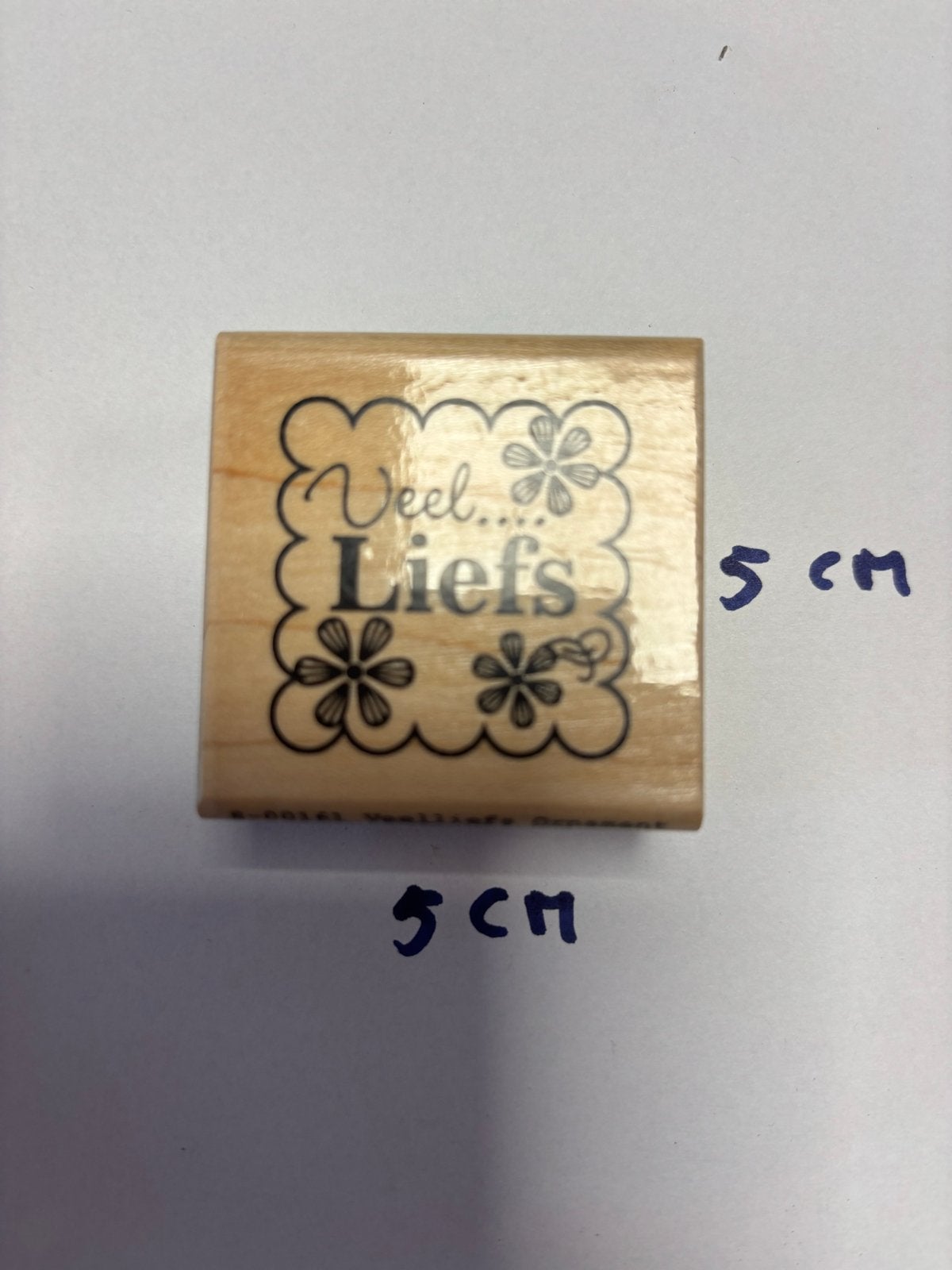 Ludiec stempel - Zo goed als nieuw, Ophalen of Verzenden, Zo goed als nieuw, Houten stempel