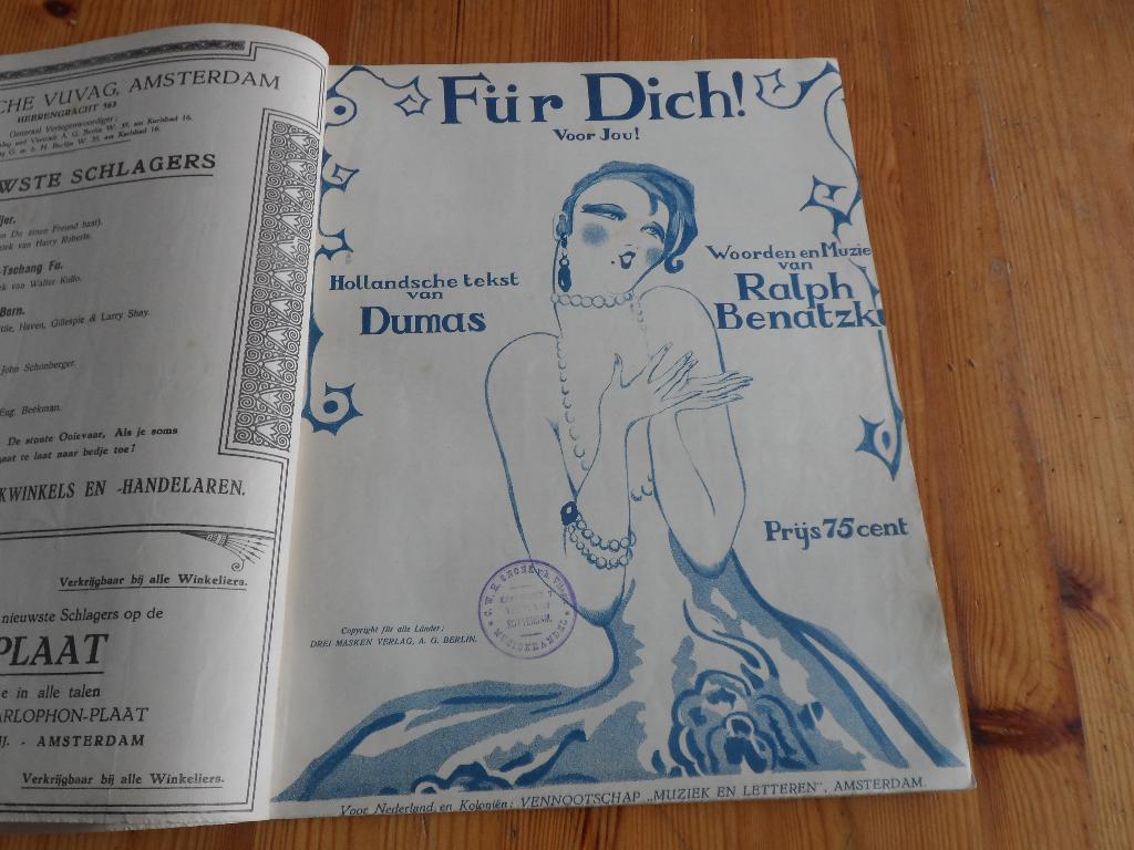 Fur dich - voor jou - benatzky / dumas, Zang, Gebruikt, Ophalen of Verzenden, Artiest of Componist