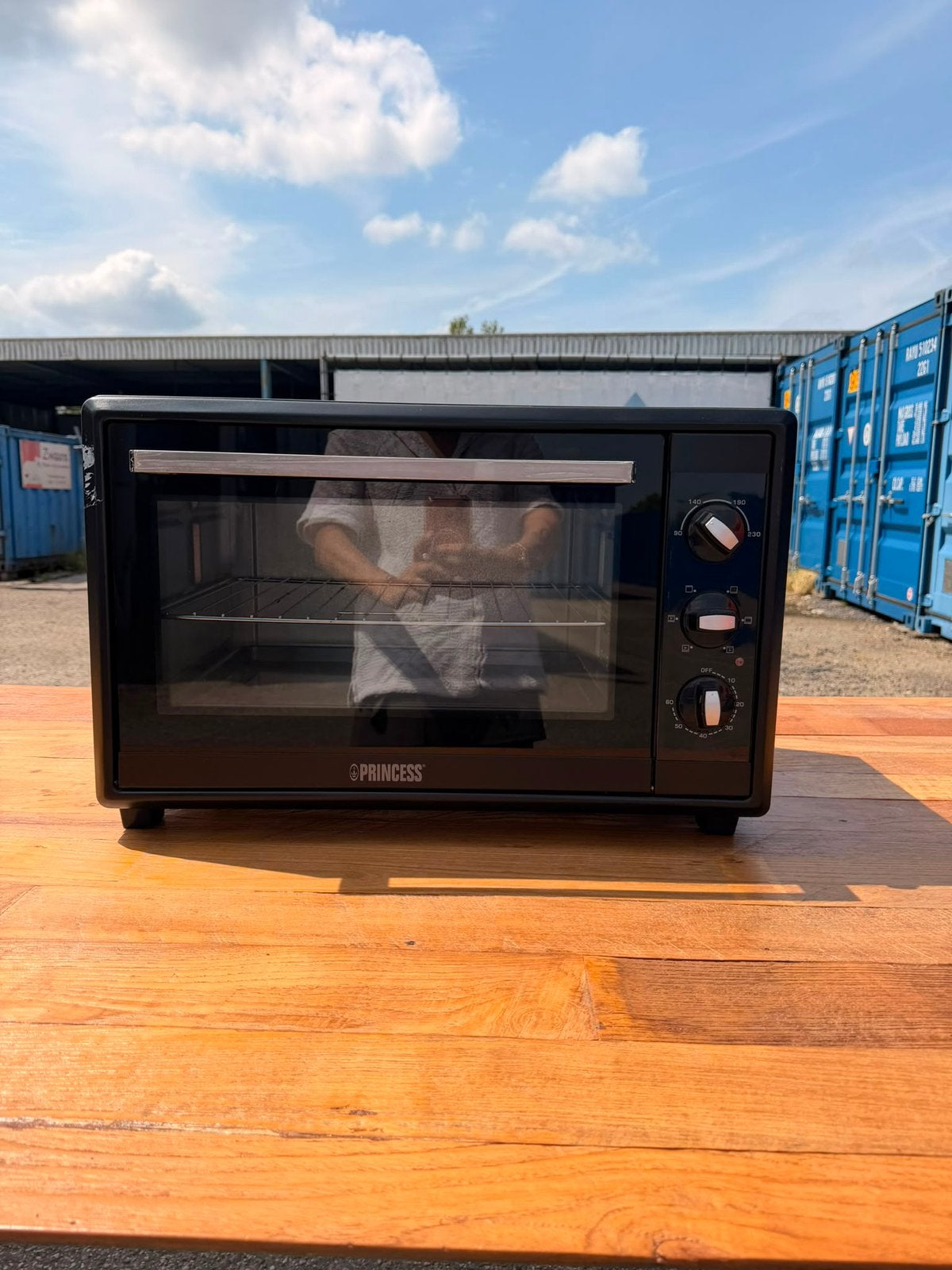 Princess Mini Oven Elektrisch – Zwart – Goede Staat, Ophalen, Zo goed als nieuw, Minder dan 45 cm