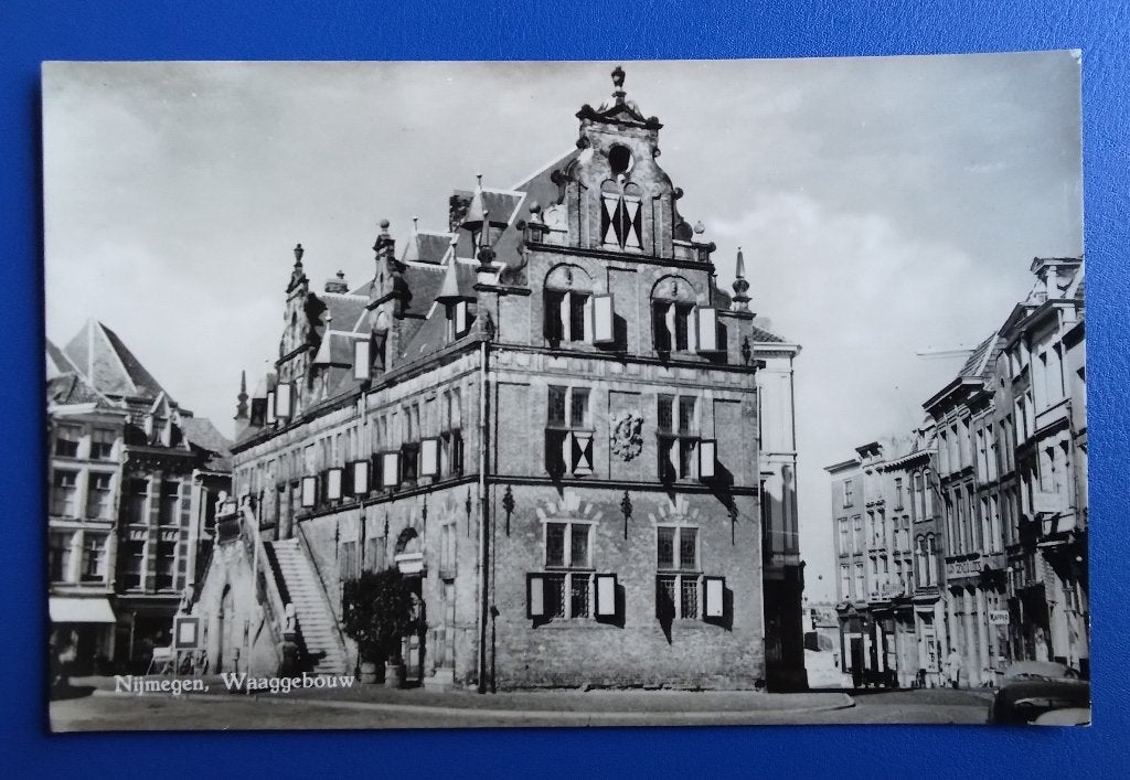 Nijmegen, Waaggebouw. Klf, Verzenden, 1940 tot 1960, Ongelopen, Gelderland