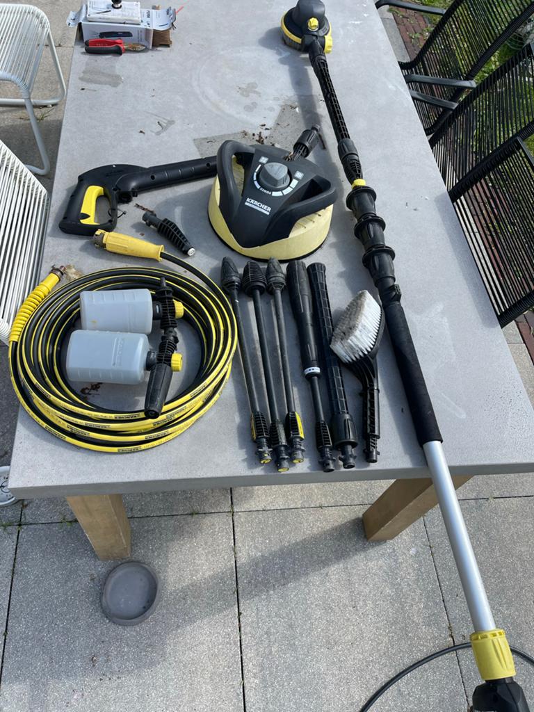 Karcher gebruikte accessoires hogedrukreiniger, Tuin en Terras, Hogedrukreinigers, Ophalen of Verzenden, Gebruikt, Elektrisch
