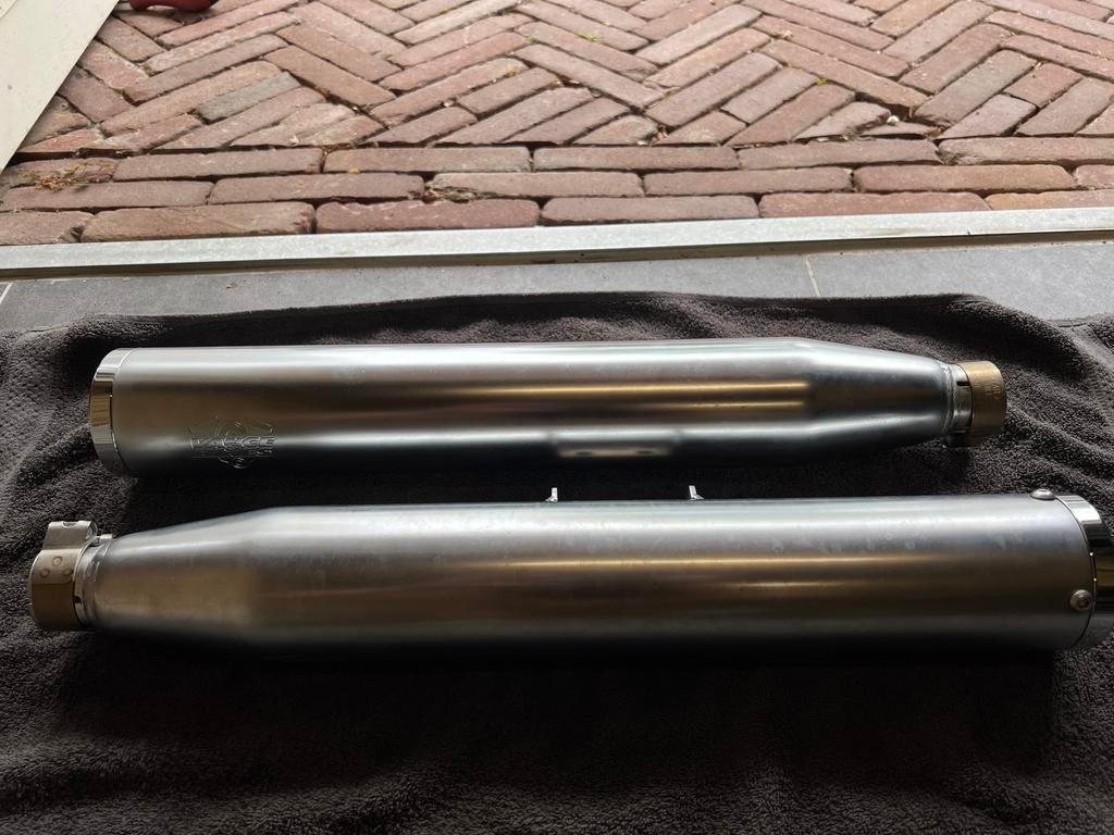 Vance & Hines Eliminator 300 uitlaat dempers - Softail 2018+, Ophalen of Verzenden, Gebruikt