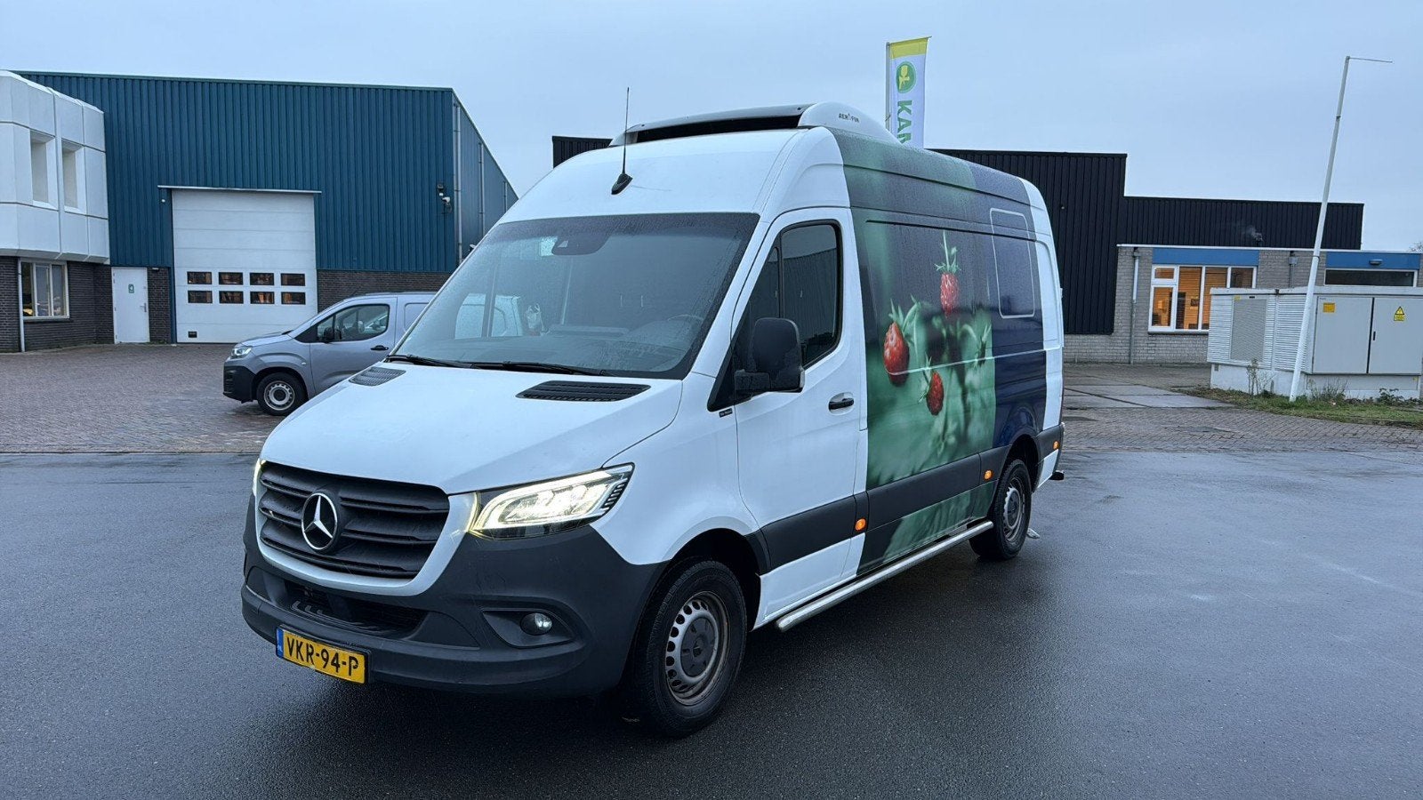 Mercedes-Benz Sprinter GB 317 CDI 170pk L2 RWD 9G-TRONIC, Stof, 4 cilinders, Wit, Bedrijf