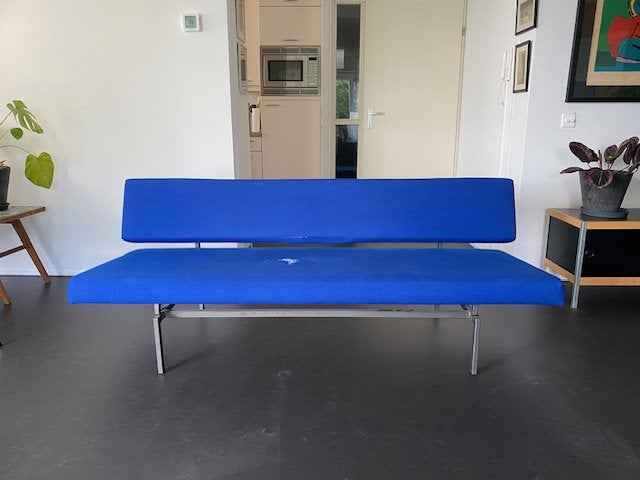 Martin Visser originele vintage (uitklapbare)slaapbank., Ophalen, Gebruikt, Klassiek tijdloos design., Minder dan 75 cm