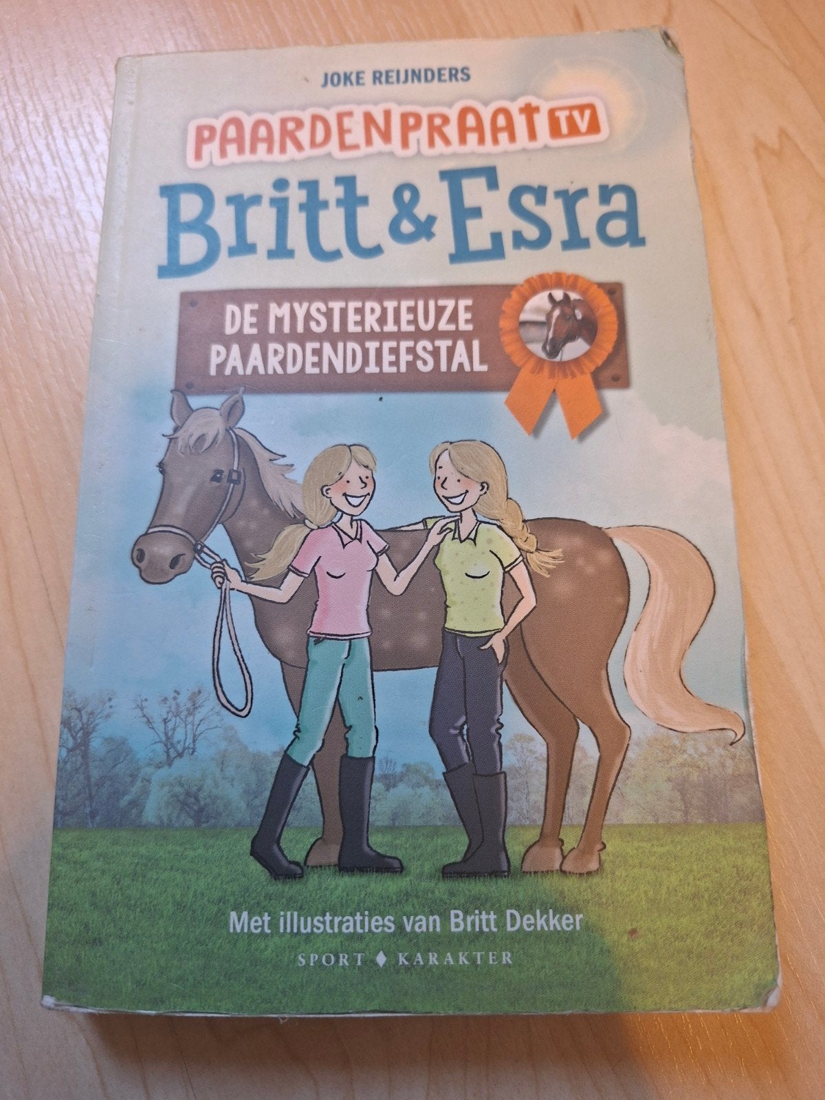 Paardenpraat TV Britt & Esra: De Mysterieuze Paardendiefstal, Fictie, Joke Reijnders, Ophalen, Gelezen